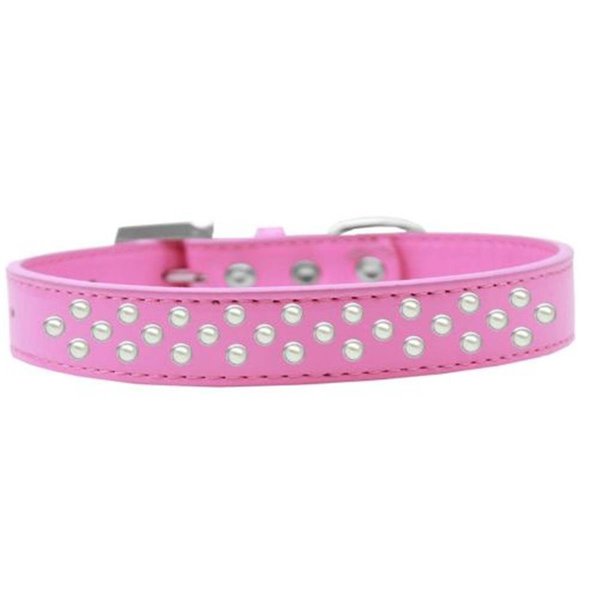 Unconditional Love Sprinkles Pearls Dog CollarBright Pink Size 18 UN847277